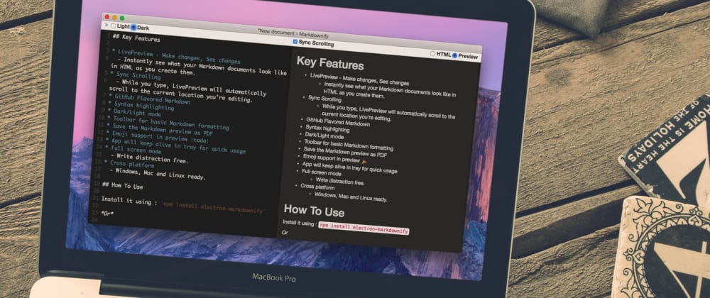 Cover image for Build a full-fledge Markdown app with Electron