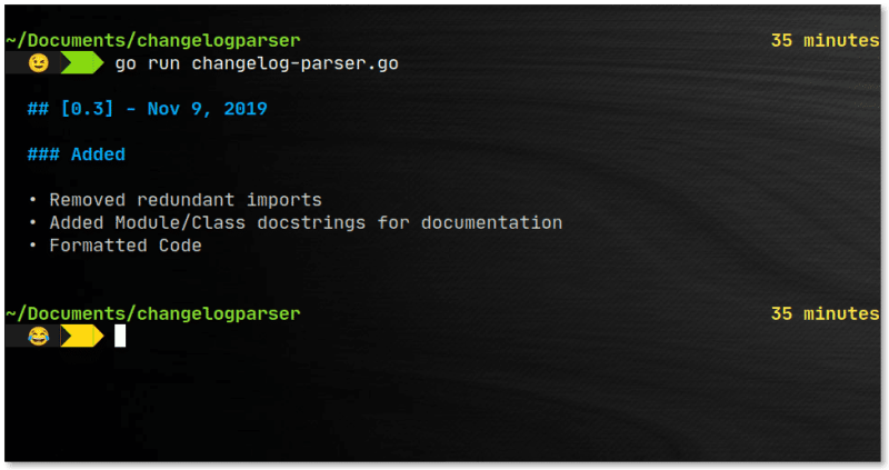 demo-changelog-parser-glamour