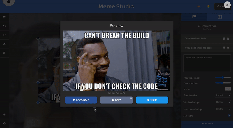 🎭 A Full-stack Meme Generator with React Hooks + Express 🪐 - DEV Community