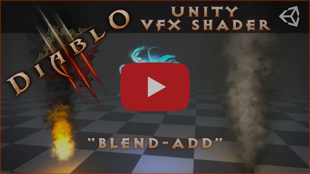 The Diablo 3 VFX Shader with Unity. [Shadergraph and Amplify]