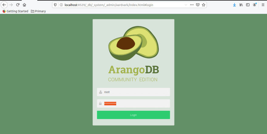 arangodb ui