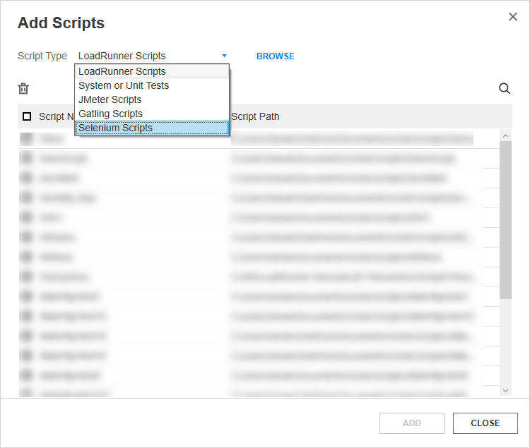 JMeter, Gatling, and Selenium scripts in LoadRunner