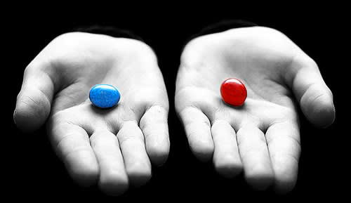red pill / blue pill