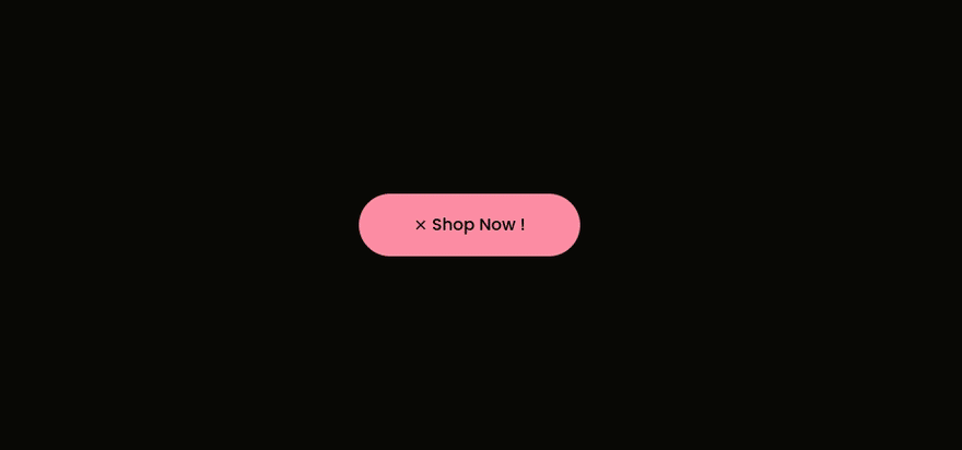 Button with text shop now changing colors
