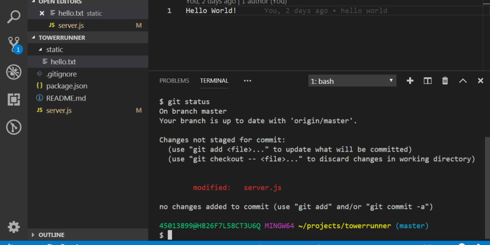 visual studio code github login