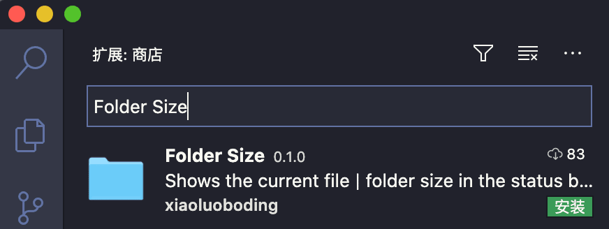 Folder size extension on sale