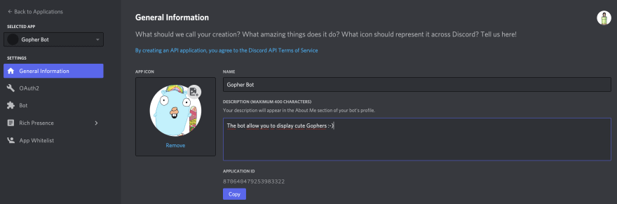 bot description