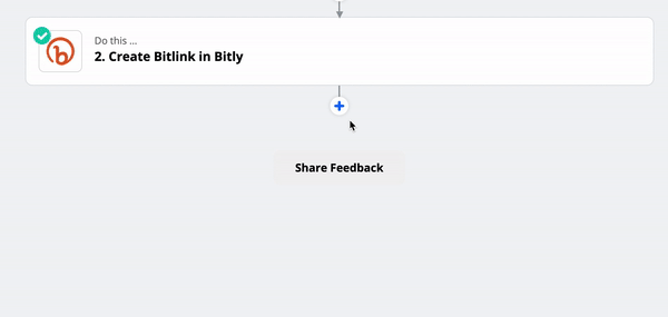 Animated: User enters the customisation options for a LinkedIn integration by signing into their LinkedIn account, setting a post comment, description, and link