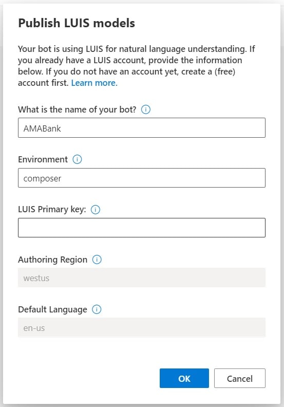 LUIS Authoring key for App Creation from Microsoft Bot Framework