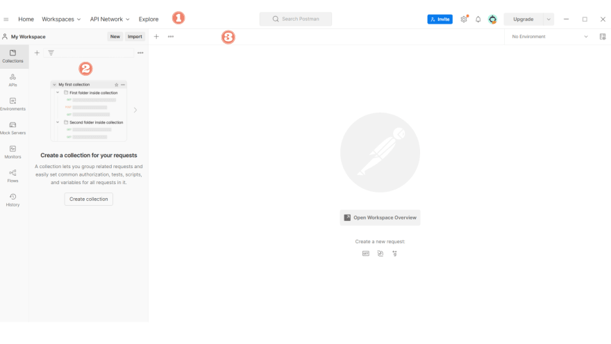 Application overview page
