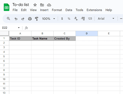 Google Sheets