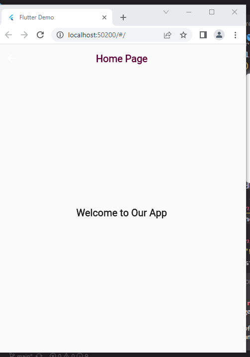 Homepage Screen