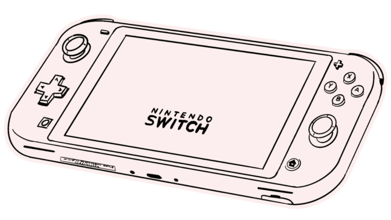 Nintendo Switch Lite Dimensions & Drawings