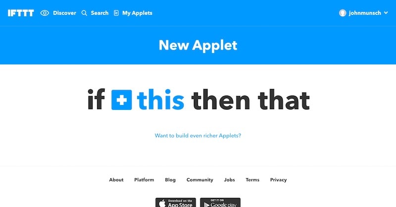 Make an Applet