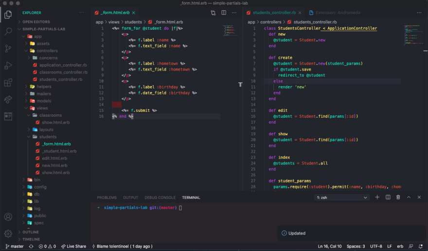 vscode startup time