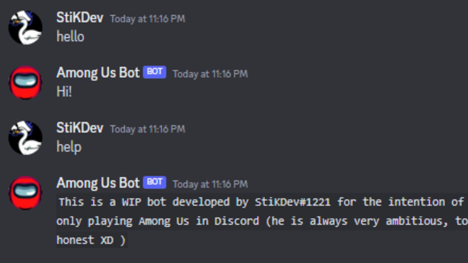 Among Us Bot