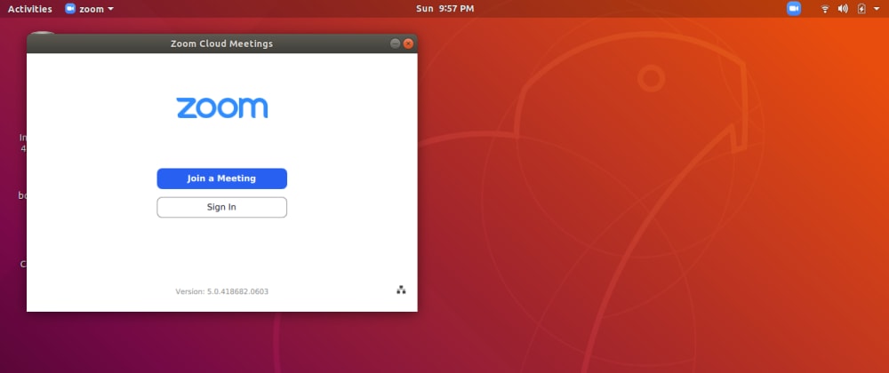 zoom install ubuntu 18.04