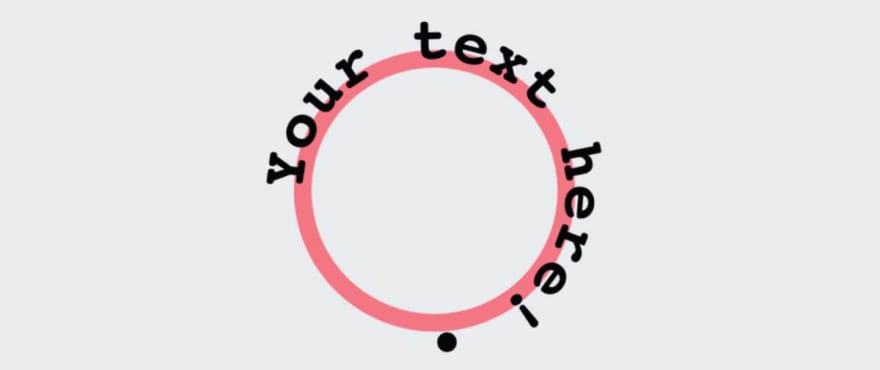 Circular Text with CSS