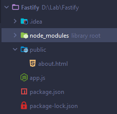 Create your public folder