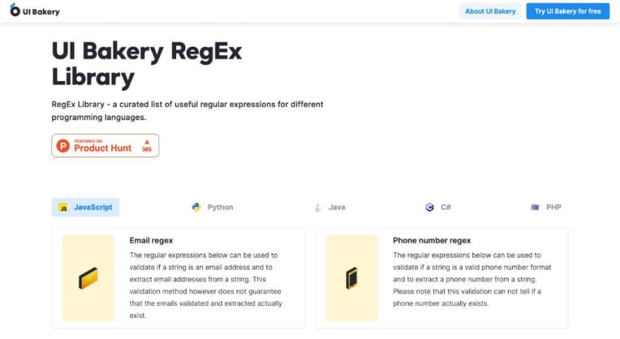 RegEx Library