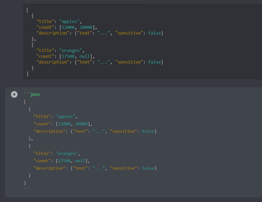 json
