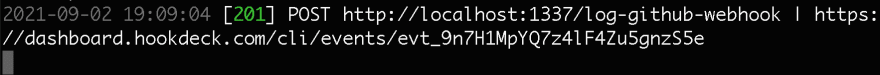 CLI Webhook Entry