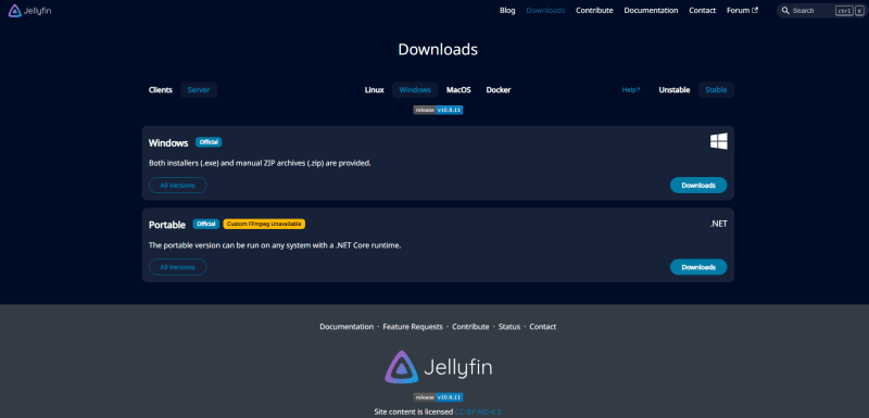 Jellyfin Media Server Installation