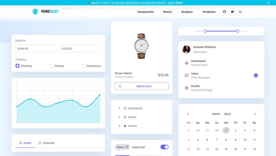 PrimeReact