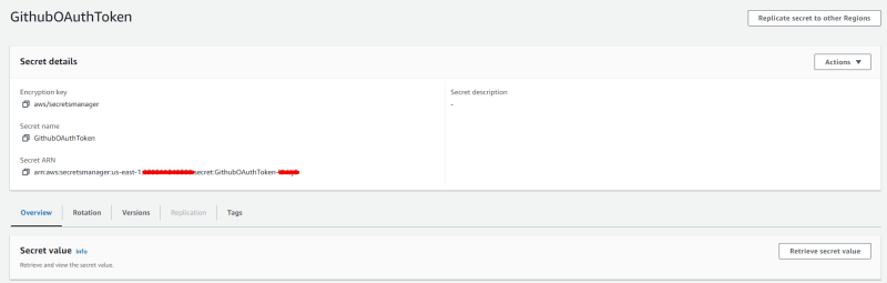 Secret AWS
