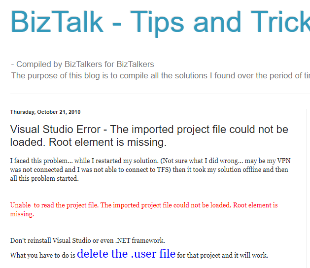BizTalk tips and tricks