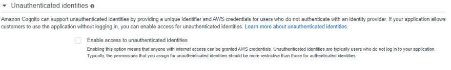 Unauthenticated access