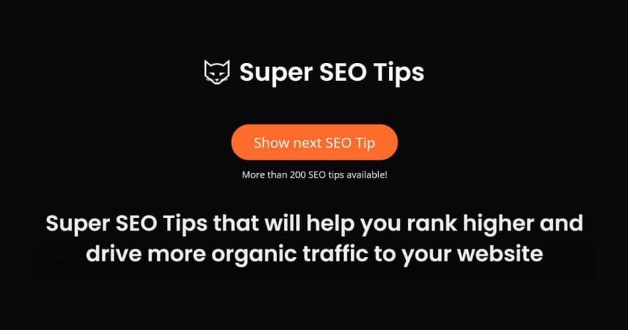  SuperSEO Tips