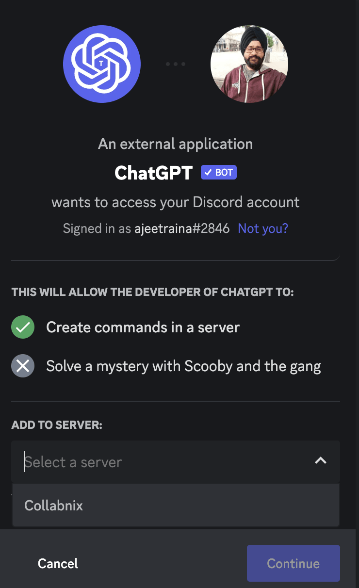 Create AI-powered Discord bot with ChatGPT API