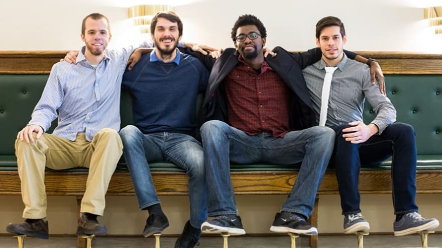 Eric, Ricardo Chiedo (Founder), and Don - developers at Chiedo Labs