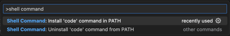 shell command
