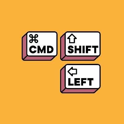 Command+Shift+Left