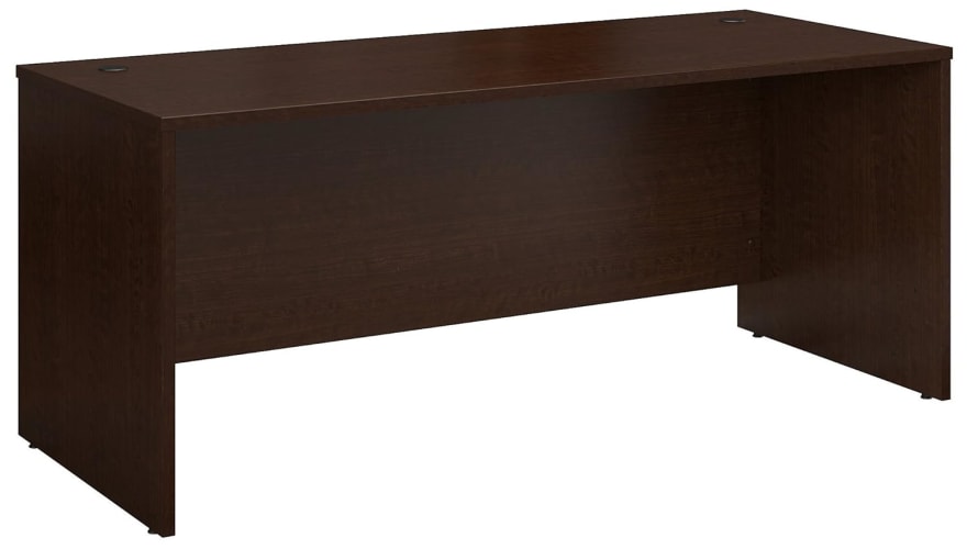 Bush Business Furniture Series C 72W x 30D Office Desk in Mocha Cherry