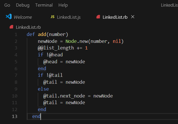 add-ruby