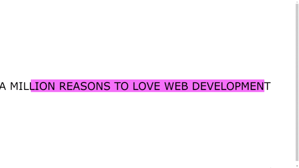 Creating the Classic Marquee Effect Without The Marquee Tag - DEV Community Creating the Classic Marquee Effect Without The Marquee Tag - DEV Community