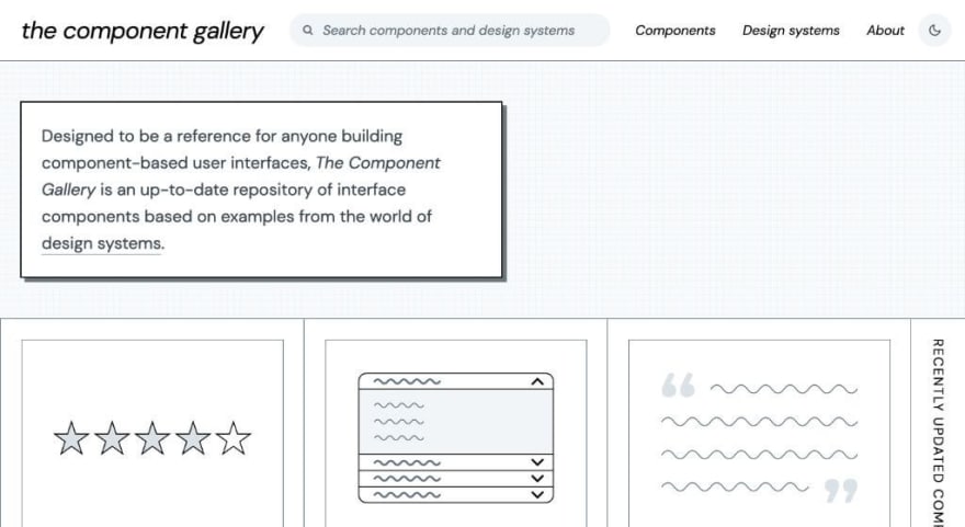 The Component Gallery