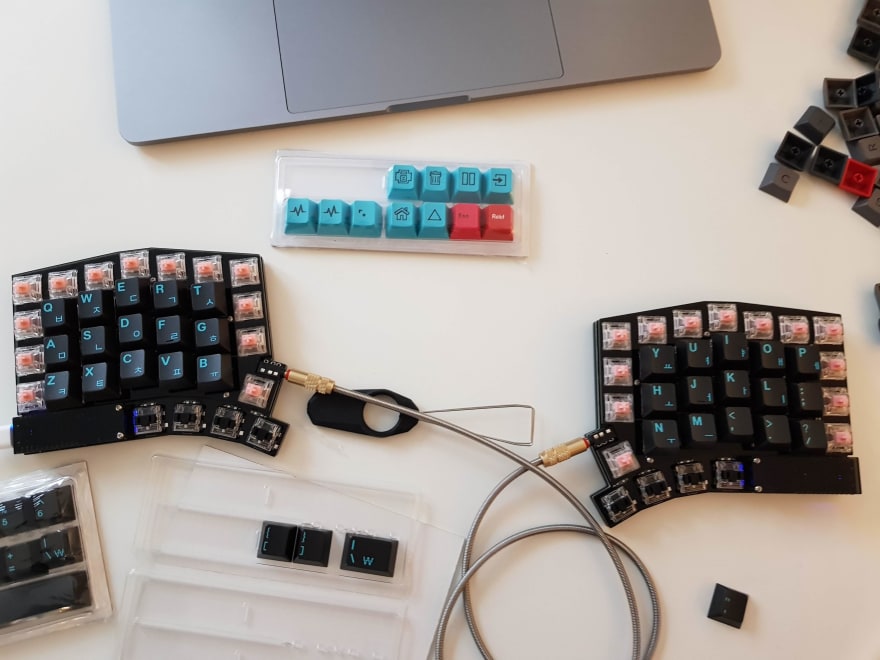 Mangler noen keycaps