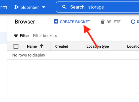 create bucket