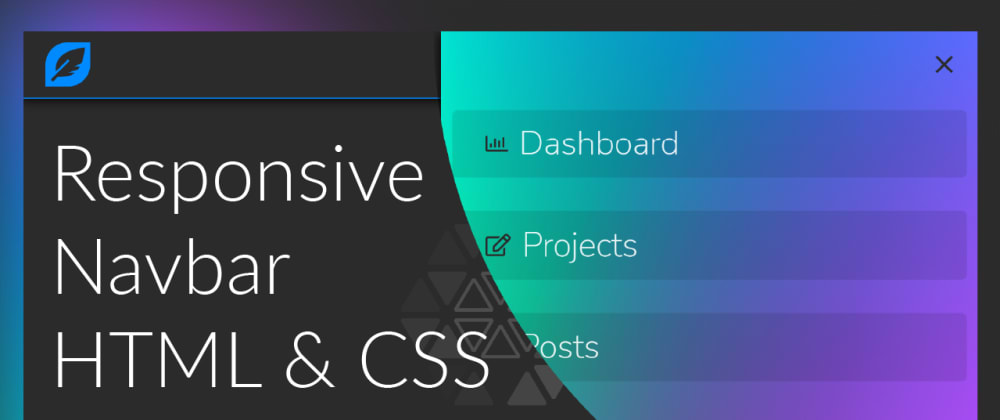 Let\'s build a responsive navbar from scratch - DEV Community