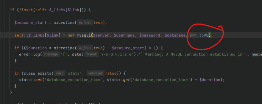 mysql port number