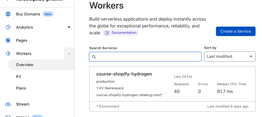 Cloudflare Workers Serverless