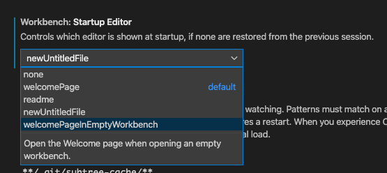 Startup Page