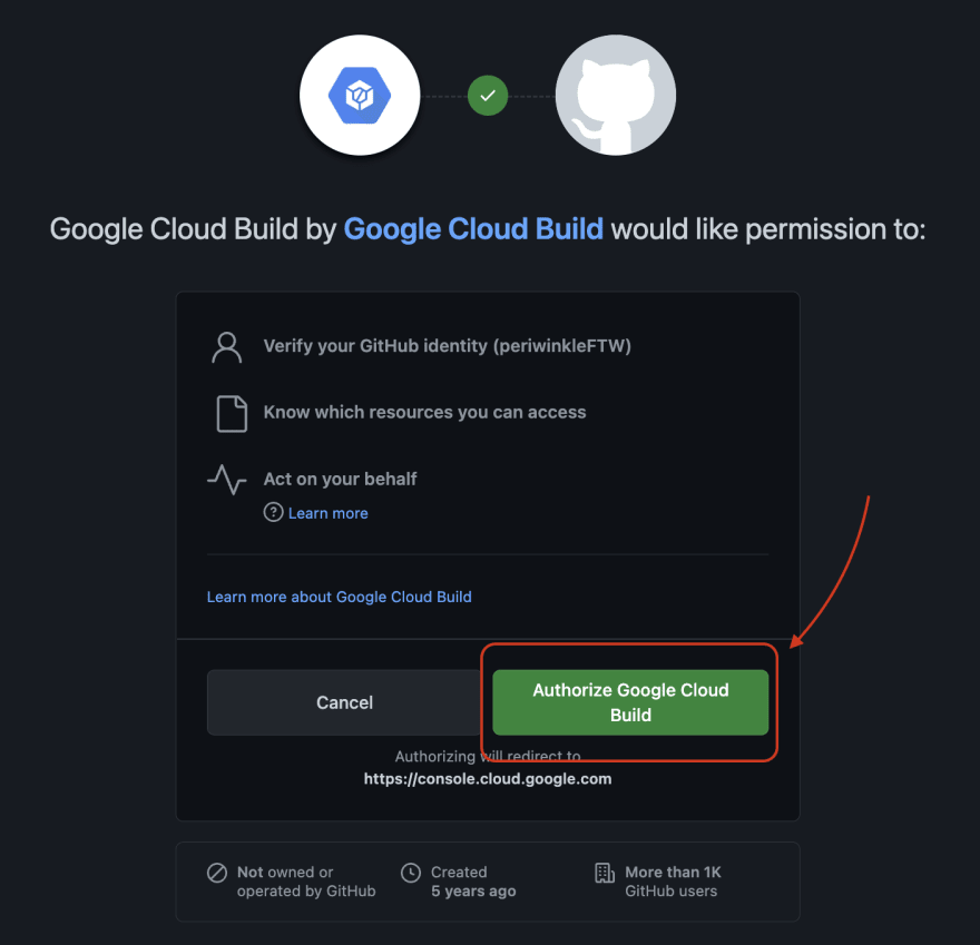 GCP CI/CD pipeline using Code Build, Docker, and Github. Attaching Github repository to Cloud Build pt3