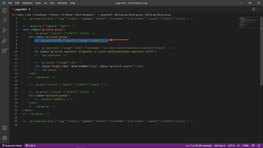 in FSE, the content of template files now is a list of block items, so they are called Block Templates