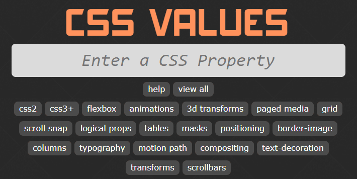 CSS Values