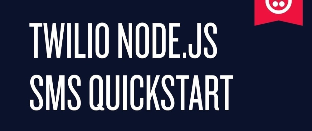 How to send a sms in Node.js